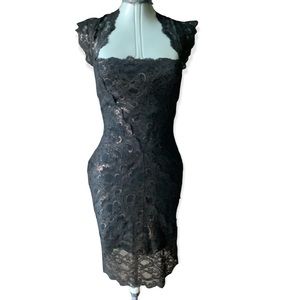 Nicole Miller lace cocktail dress